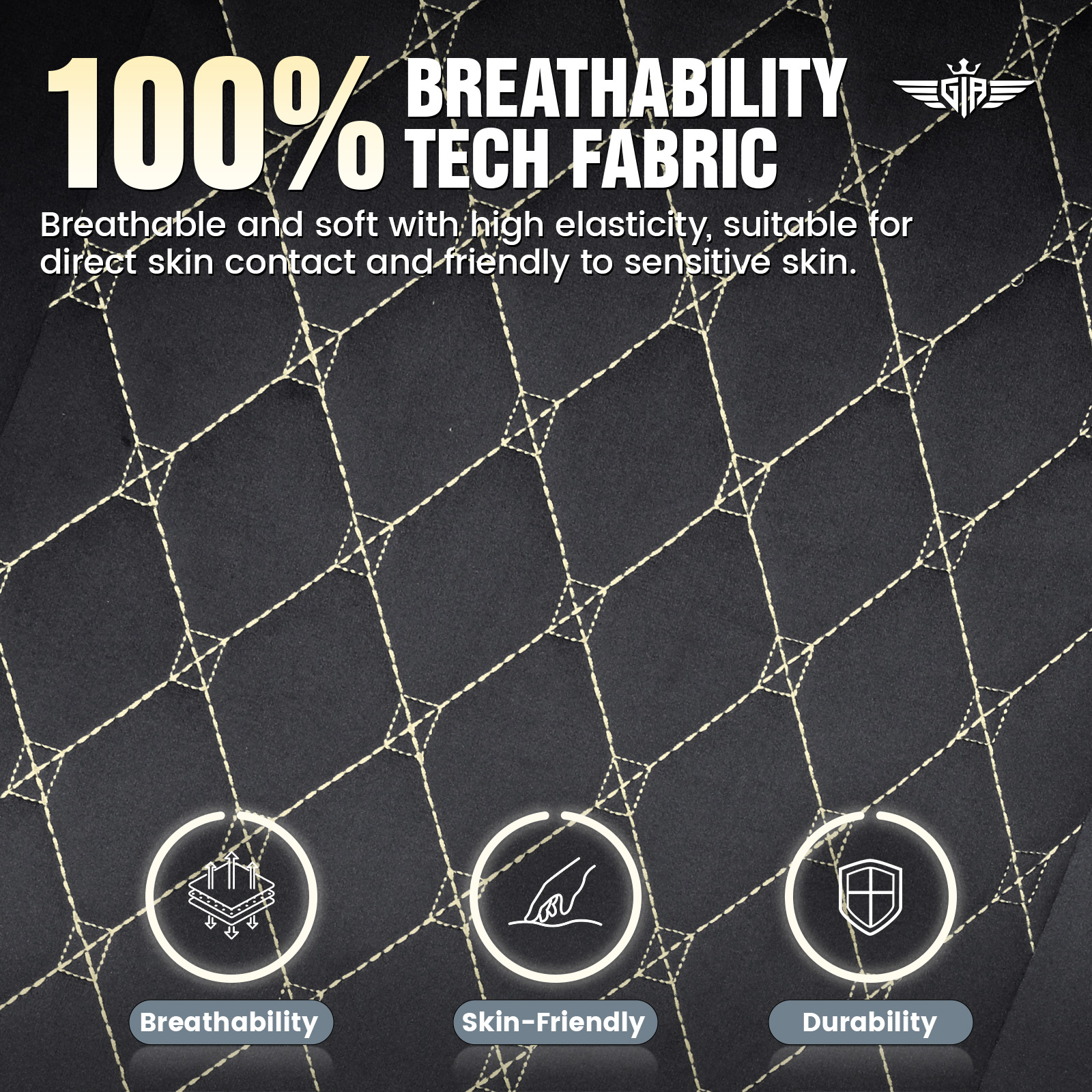 GTPLAYER Fabric Gaming Chair, Ergonomic Computer Chair with Footrest and Lumbar Support Height Adjustable Home Office Chair with