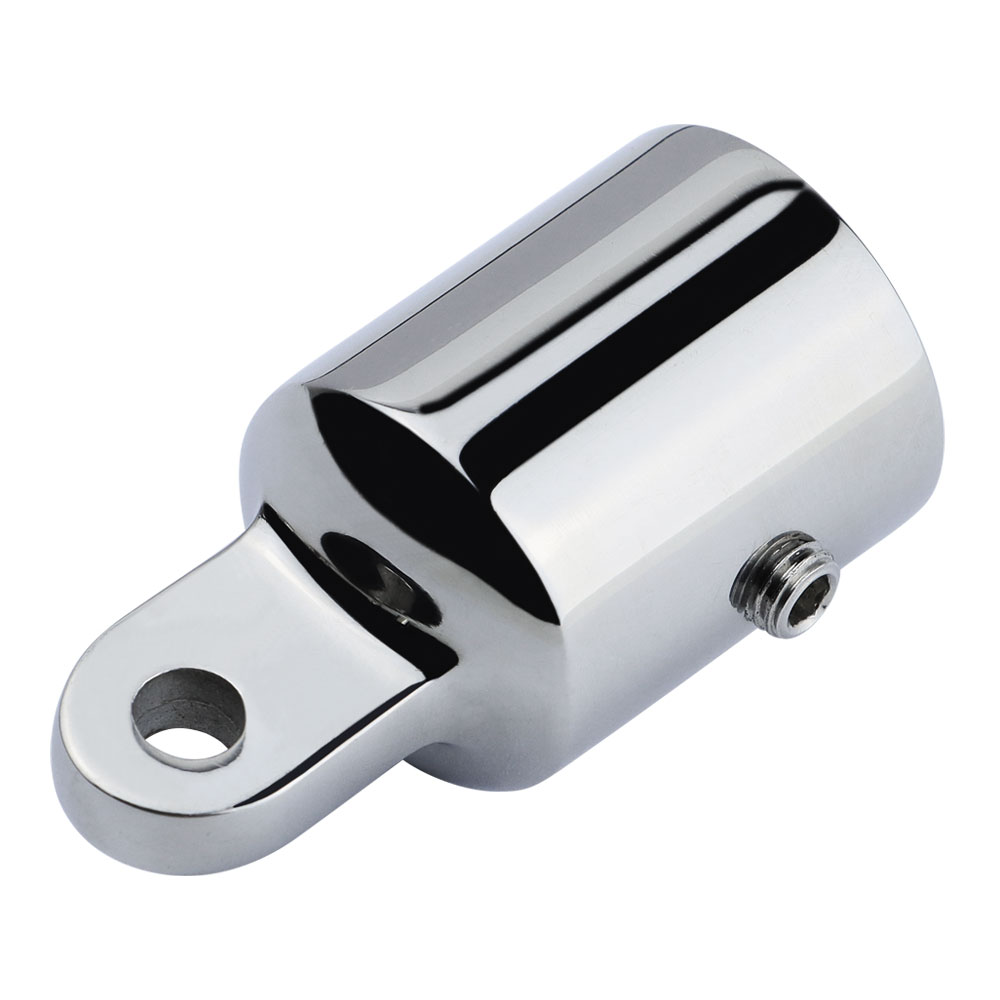 Barco Bimini Top Hardware Fitting, 316 Aço Inoxidável Slide Mandíbula, Tubo da luva, External Eye End Cap Canopy Tube, 22mm, 25mm, 32mm