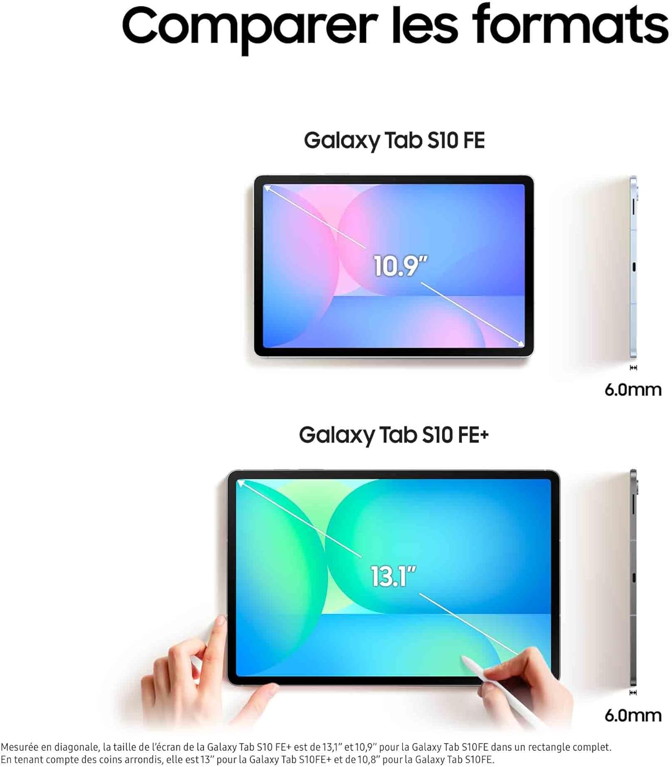 【Marke+】 SAMSUNG Galaxy Tab S10 FE Tablet mit S Pen WIFI Vision 10,9'' Display Exynos 1580 8000mAh Akku unterstützt Google Play