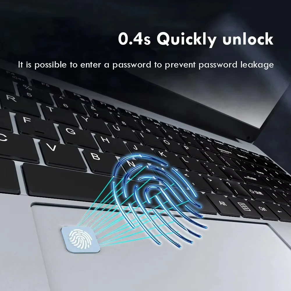 Laptop ultra sottile da 15,6" Intel Notebook PC Windows 11 Pro Gamer Intel Celeron N4000 16 GB di RAM 1 TB 2 TB SSD Computer da studio per ufficio PC