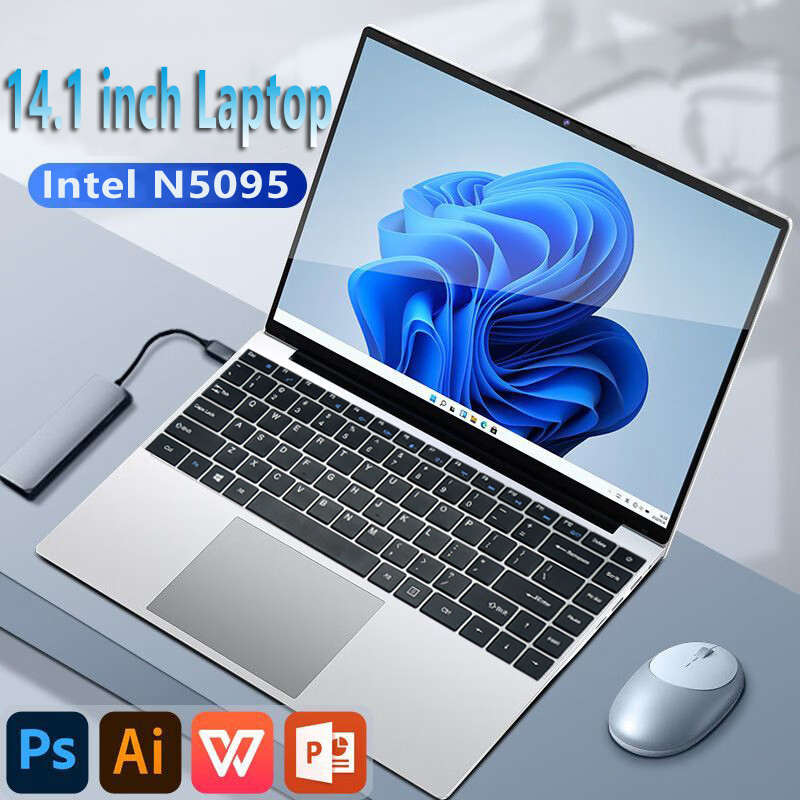 Intel N5095A Gaming Laptop Computer Windows 11 16GB DDR4 1TB 2TB SSD Laptops Kantoor Studie Zakelijk Notebook PC Gamer Computers