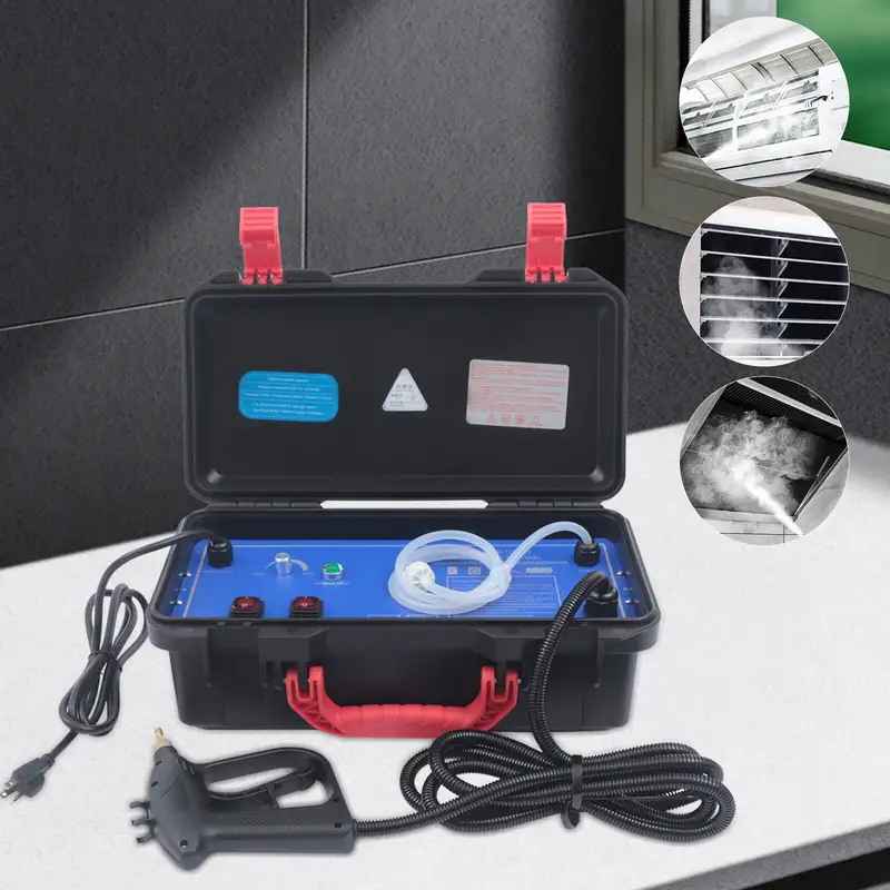 220VCommercial Household 3000W Steam Cleaner Adjusted Function Air Conditioning Kitchen Hood Car Steaming Cleaner Alkaline Clean