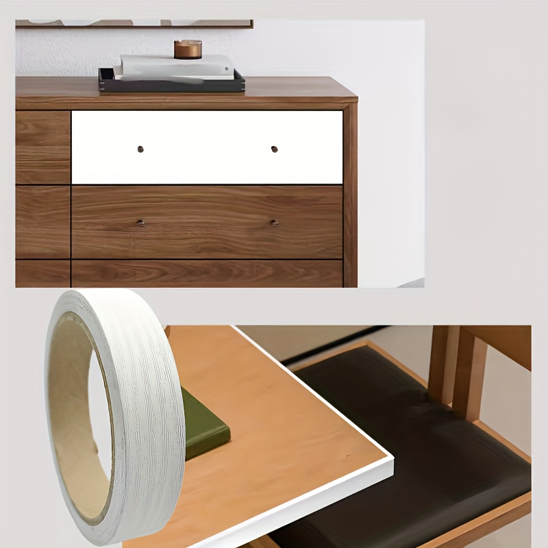 1PC 10mx2cm Preglued Edging PVC Edge Banding for Wood Kitchen Wardrobe Furniture Table Desk Board Edgeband Edger Glossy