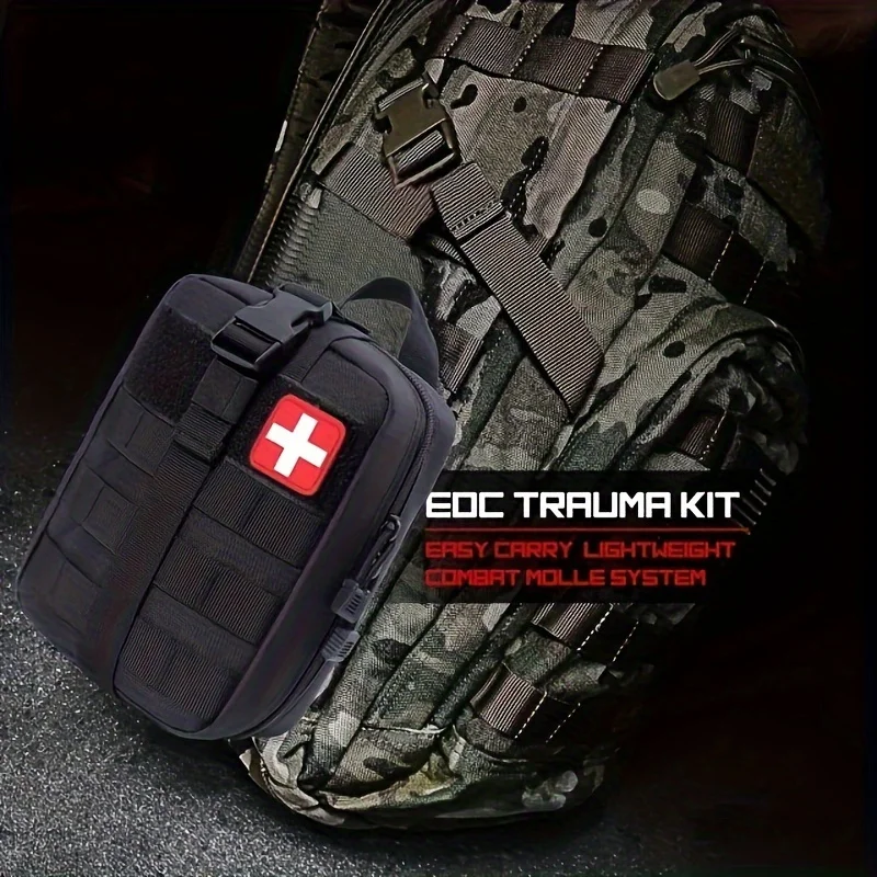 156PCS Home Outdoor Travel First Aid Kit, Camping, Boating, Hunting, Hiking, Multi-functional Portable Mountaineering