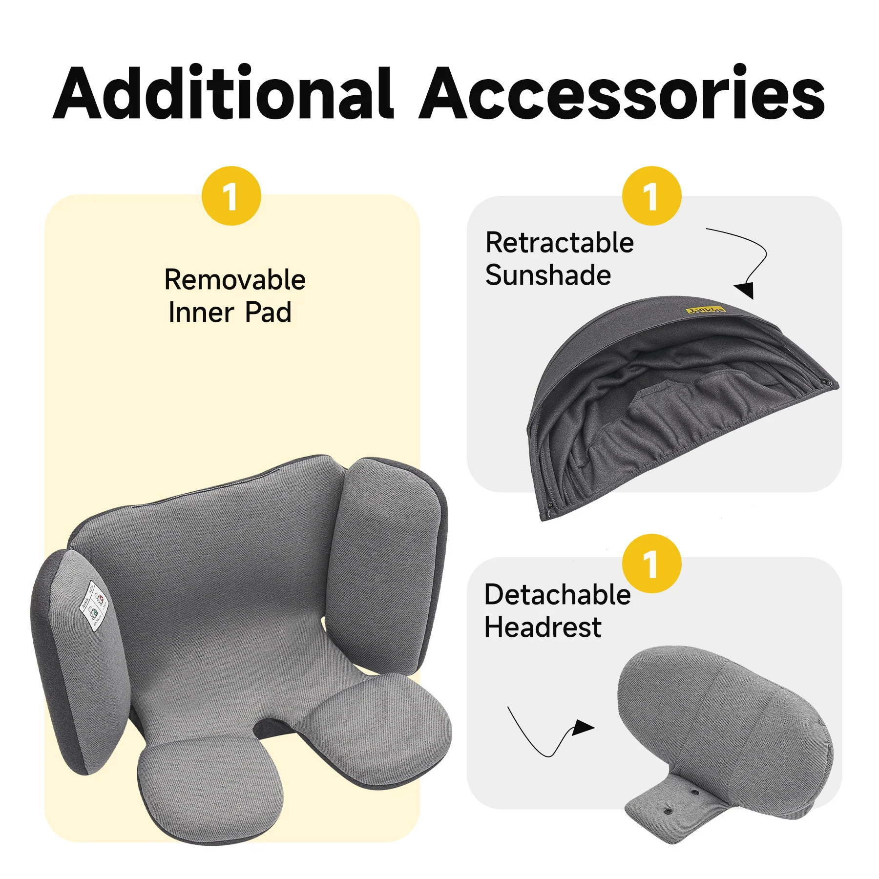Jovikids Ranger 360 °   Assento giratório para carro de bebê tamanho i 40-150cm com perna de apoio