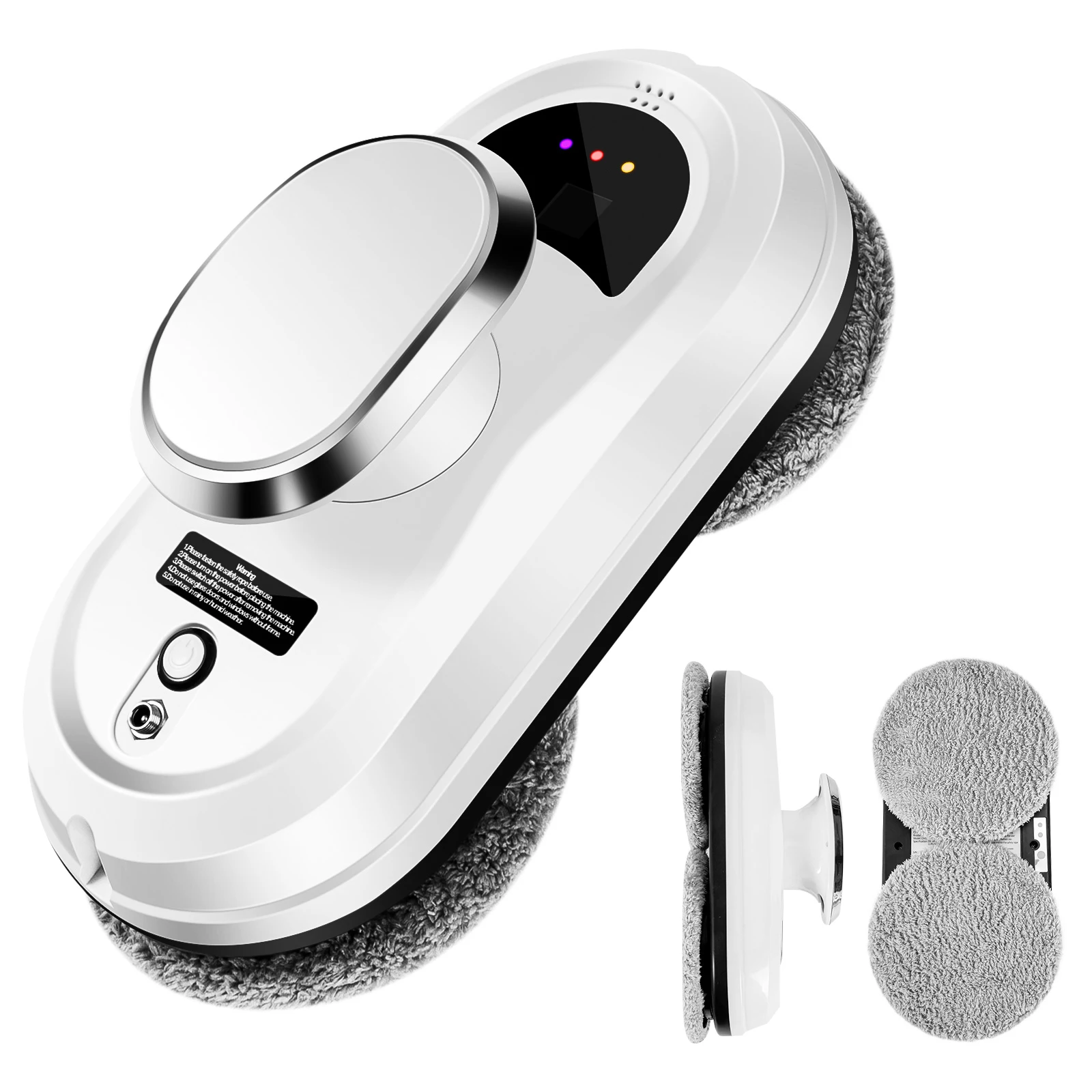 Techcln robô inteligente para limpeza de janelas a vácuo, sucção 5600pa, máquina elétrica de lavar vidro, limpador de controle remoto para casa
