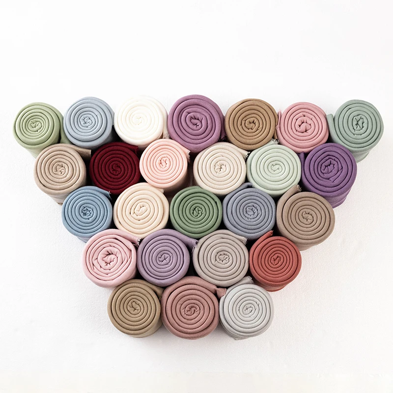 32x170CM Soft Stretch Wrapping Newborn Photography Prop Wool Blanket Swaddle For Baby Photo Prop Infant Studio Shoot Accessories