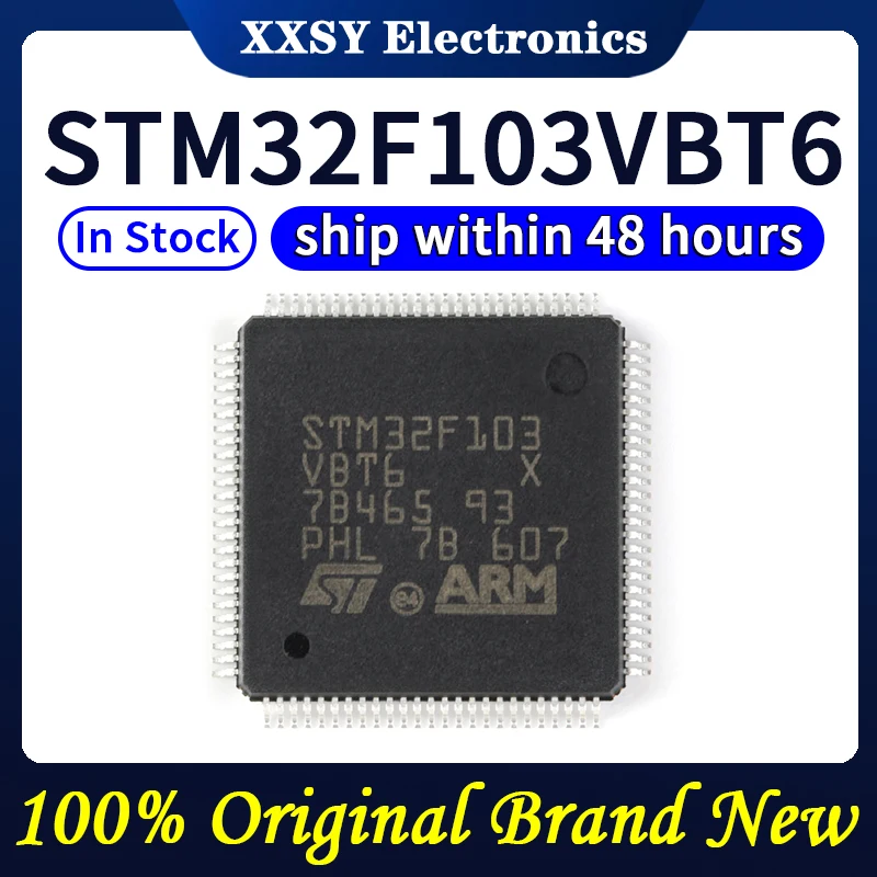STM32F103VBT6 LQFP100 재고 100% 품질, 오리지널 신제품