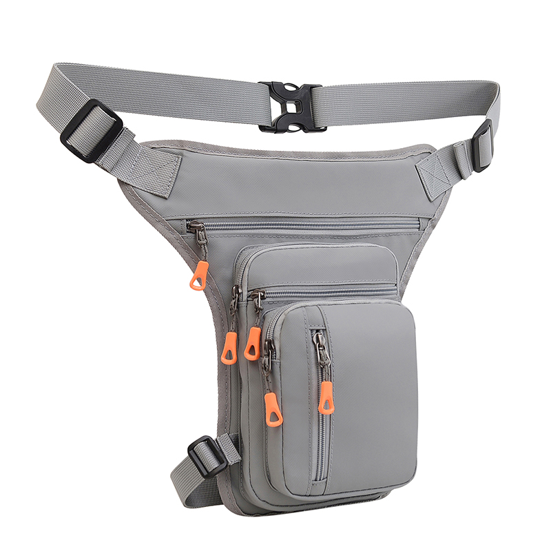 Bolsa de Perna Masculina Multifuncional Impermeável Bolsa de Cintura para Moto e Viagem com Grande Capacidade