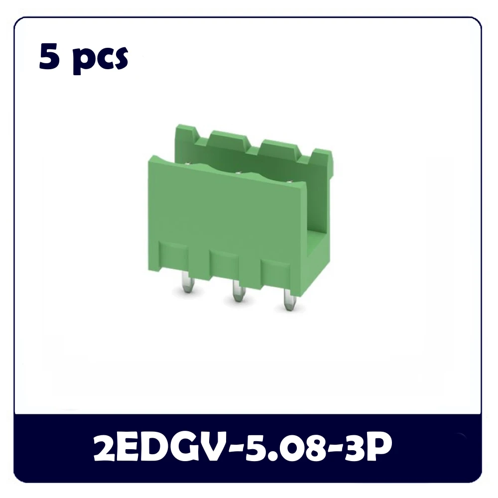 5PCS 3pin 2EDGR 2EDGV 2EDGK 2EDGRC 2EDGVC 5,08 3P Steckbare PCB Header Terminal Block Stecker