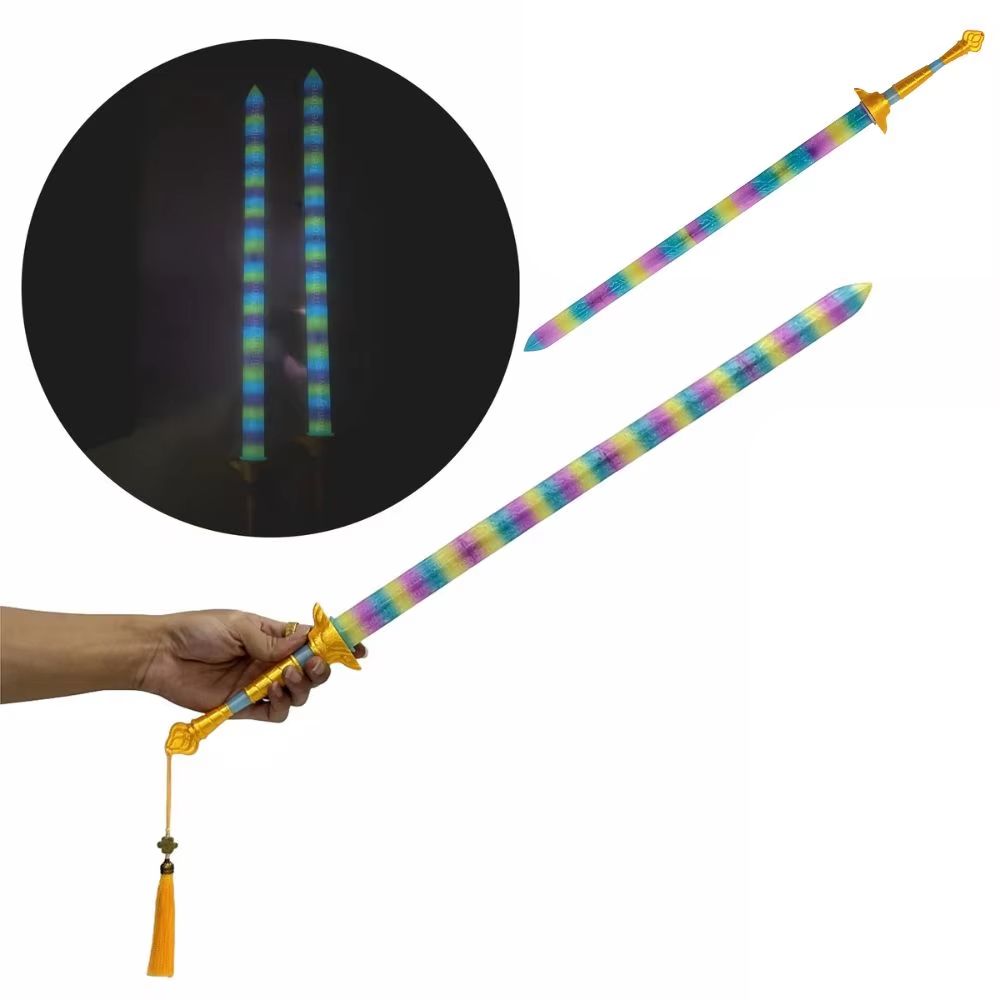 Поп-певец, косплей, меч, огни, оружие, реквизит для ролевых игр для девочек, подарки, группа идолов, карнавальный костюм на Хэллоуин, аксессуары