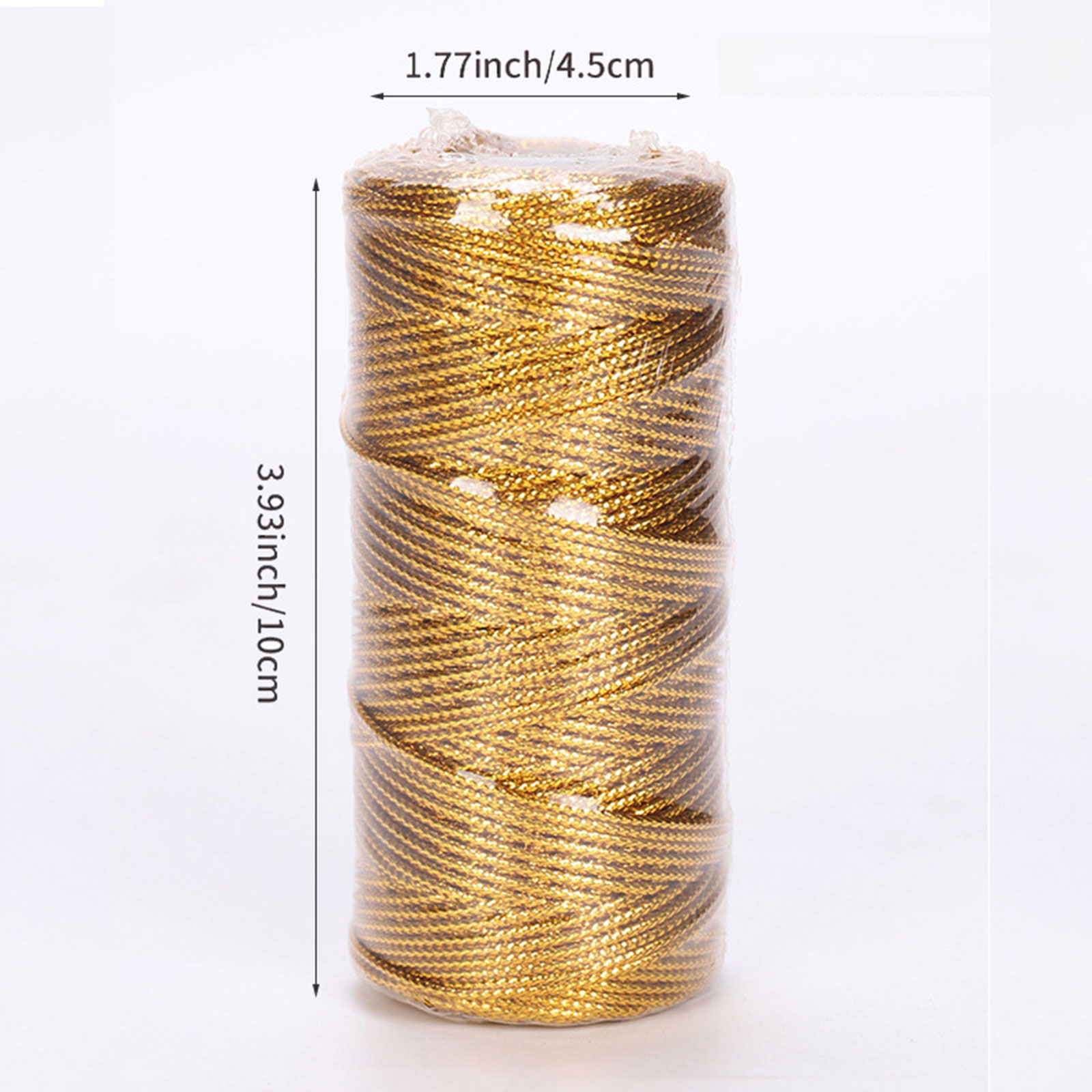 1.5mm 100m Gift Wrapping String Multifunctional DIY Crafting Gift String For Holiday Christmas New Year Gift Packaging Thread