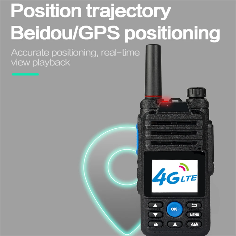 Neues POC-Radio Real Ptt Zello Walkie Talkie 100 km Amateur Android Two Way Radio Fishing Network Transceiver Interphone
