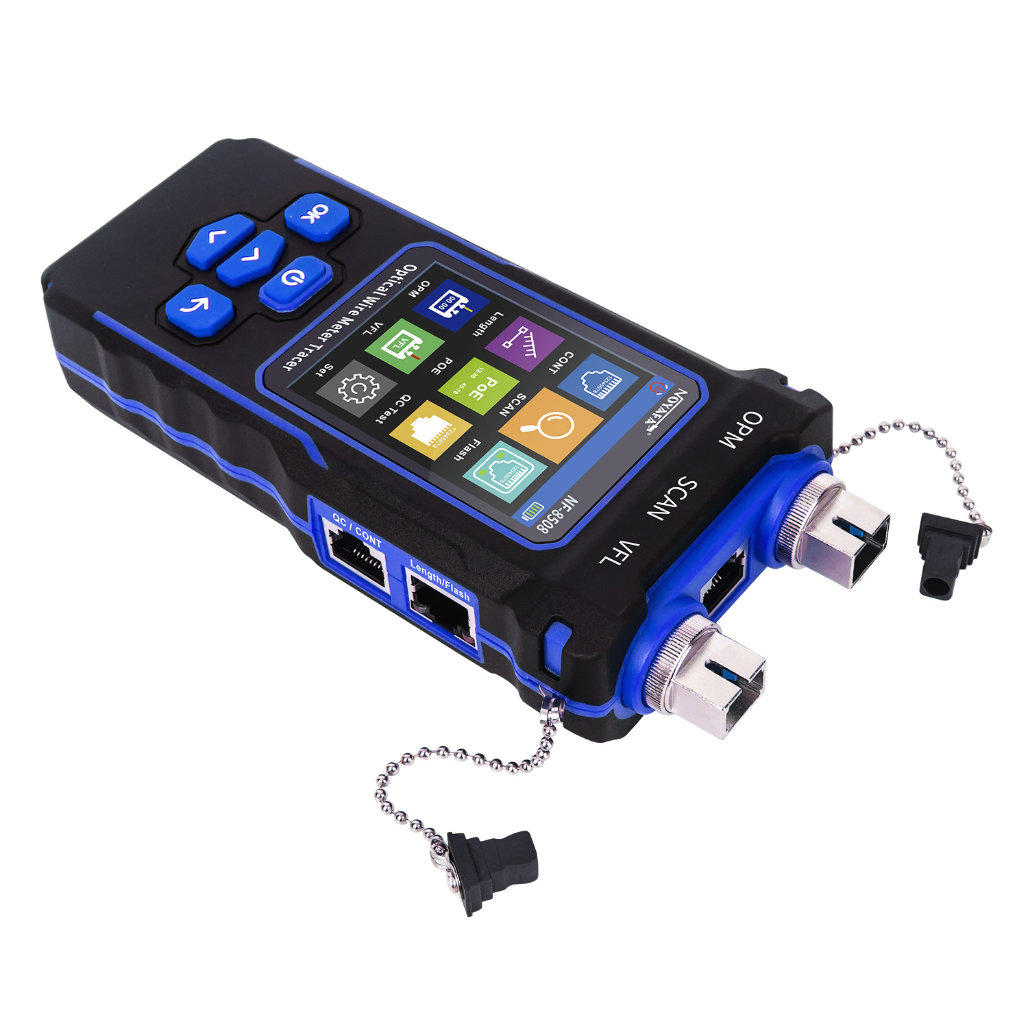 NOYAFA NF-8508 Тестер сетевого кабеля ЖК-цифровой перезаряжаемый сетевой искатель линии Трекер проводов PoE Checker Измеритель оптических проводов
