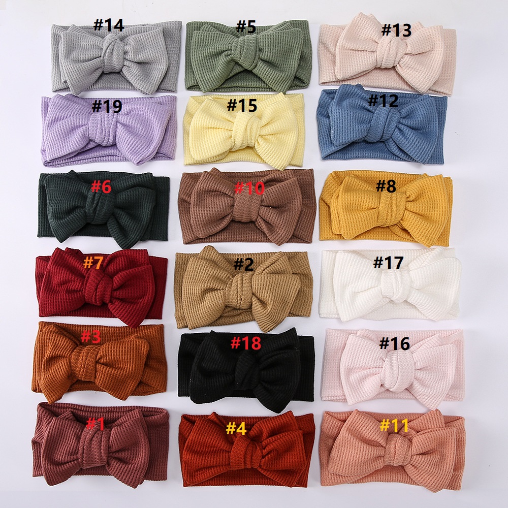 Faixa de cabeça para bebês recém-nascidos, acessórios para cabelo para crianças, laço para crianças, turbante com laço para bebês, faixa elástica