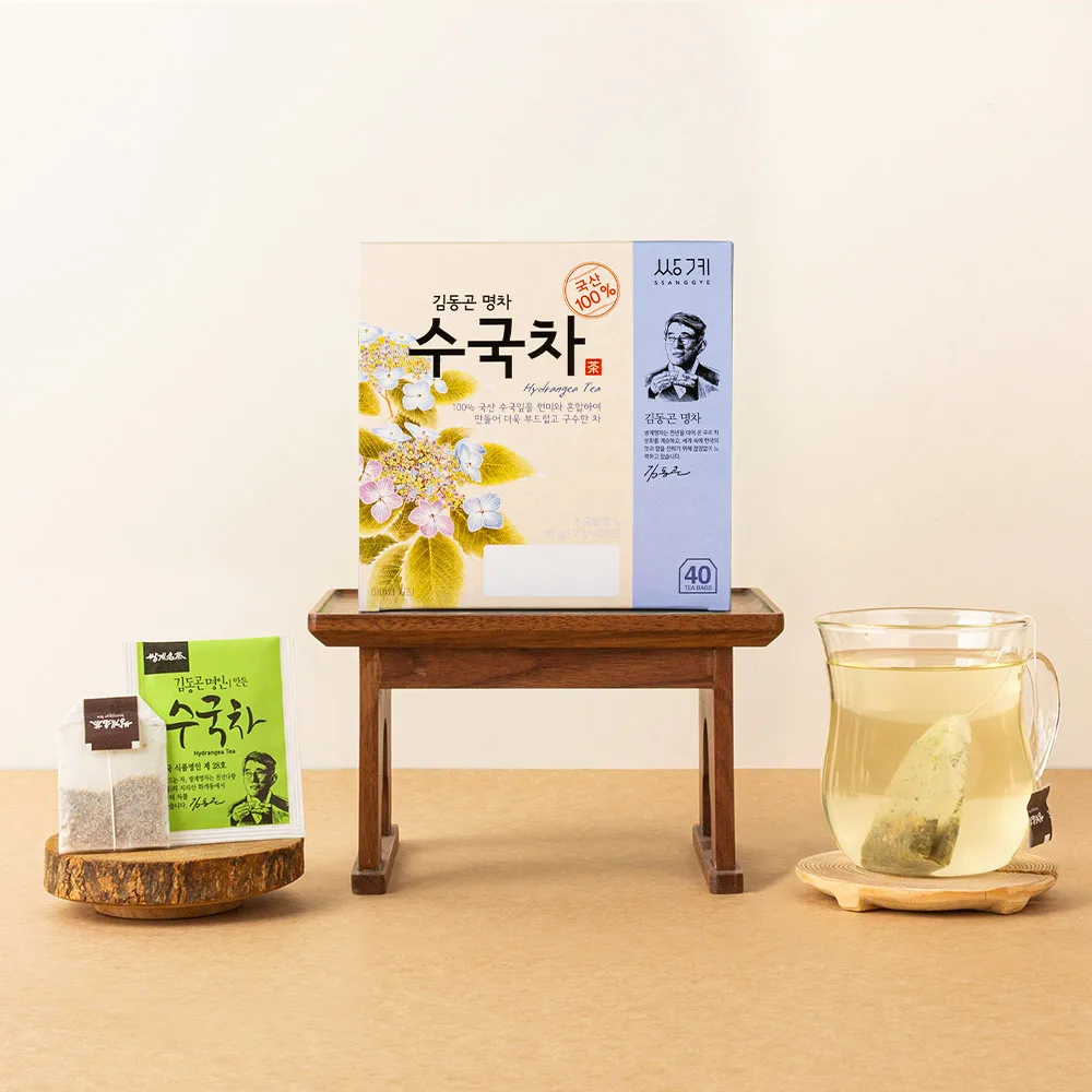 쌍계명차 김동곤 명인이 만든 수국차 40티백 x 3개