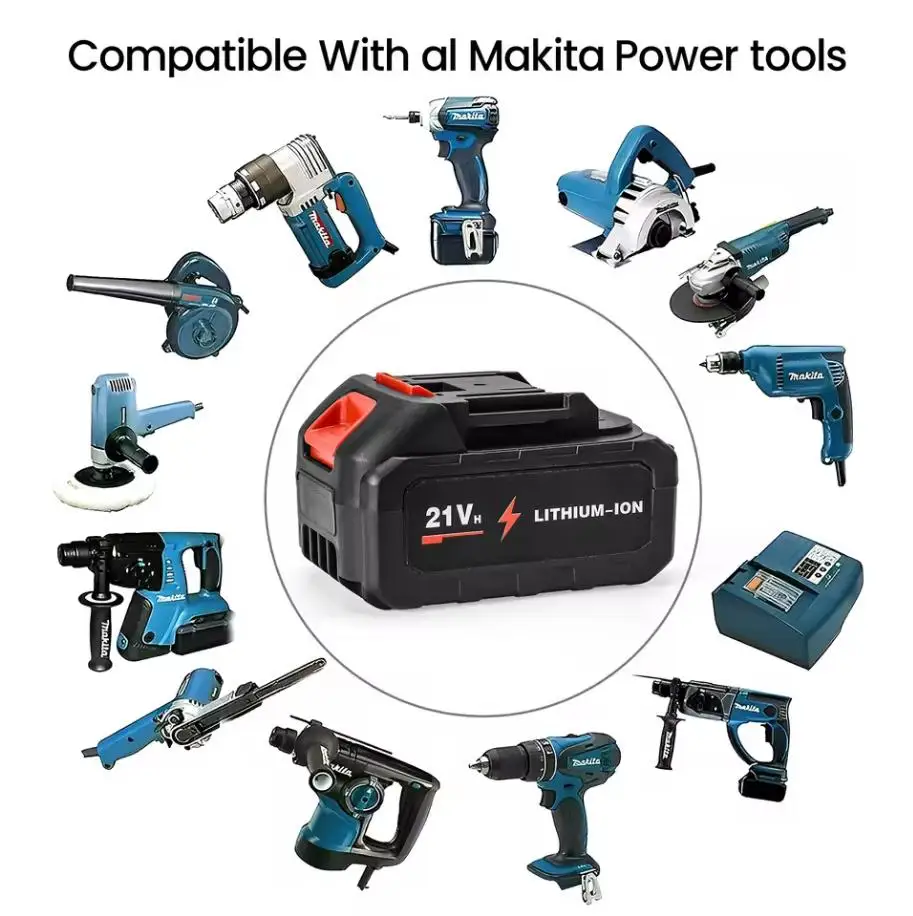 13000mAh for Makita Lithium Ion Replacement Compatible Makita BL1860B BL1860 BL1850 Rechargeable Power Tool battery