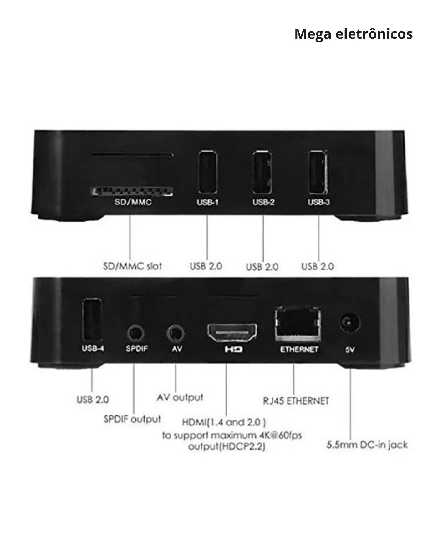 Eletrônicos caixa de tv inteligente 512gb 4k android 11.1 tvbox wifi 5g internet tv assista filmes e séries com este conversor transform s