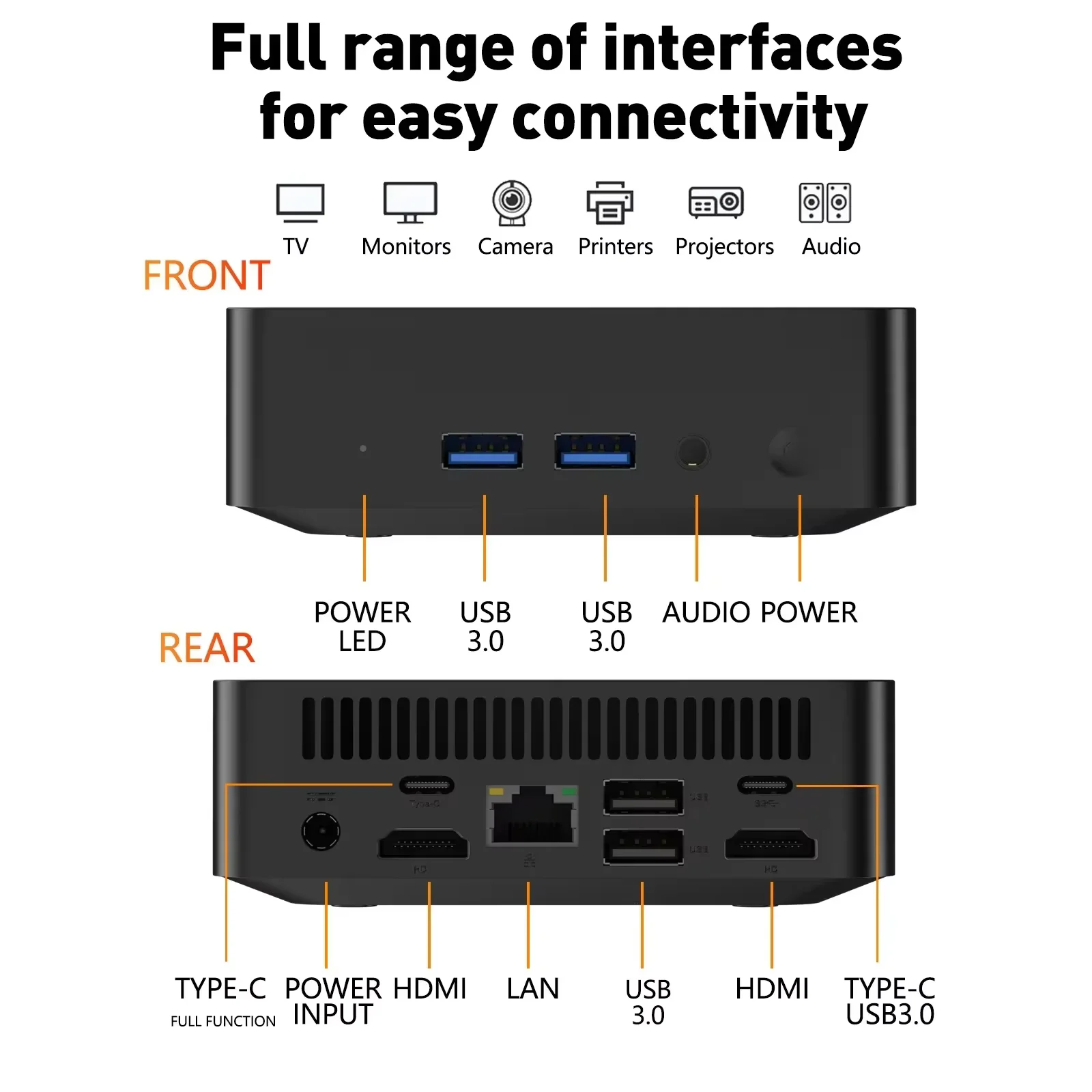 Mini PC da gioco i9 Intel Core i9 8950HK mini computer Windows 11 Pro 16GB DDR4 1TB 2TB M.2 SSD WiFi 6 BT5.2 Computer desktop PC