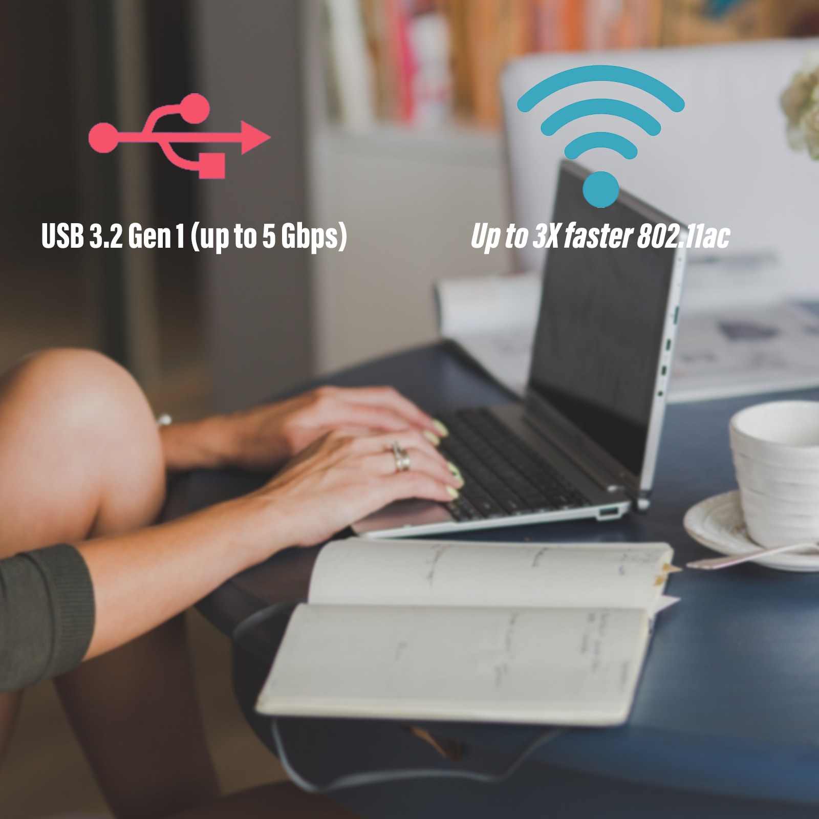 acer 13.3" Chromebook Laptop, Spin 513 1080 FHD IPS Corning Touchscreen, 4GB LPDDR4 RAM, 64GB EMMC, Qualcomm Snapdragon 7