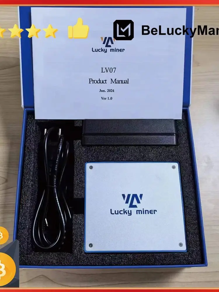Bitcoin miner lv07 crypto Solo miner BTC BCH BSV DGB WIFI 1TGH/S SHA256 BM1366 miner crypto miner