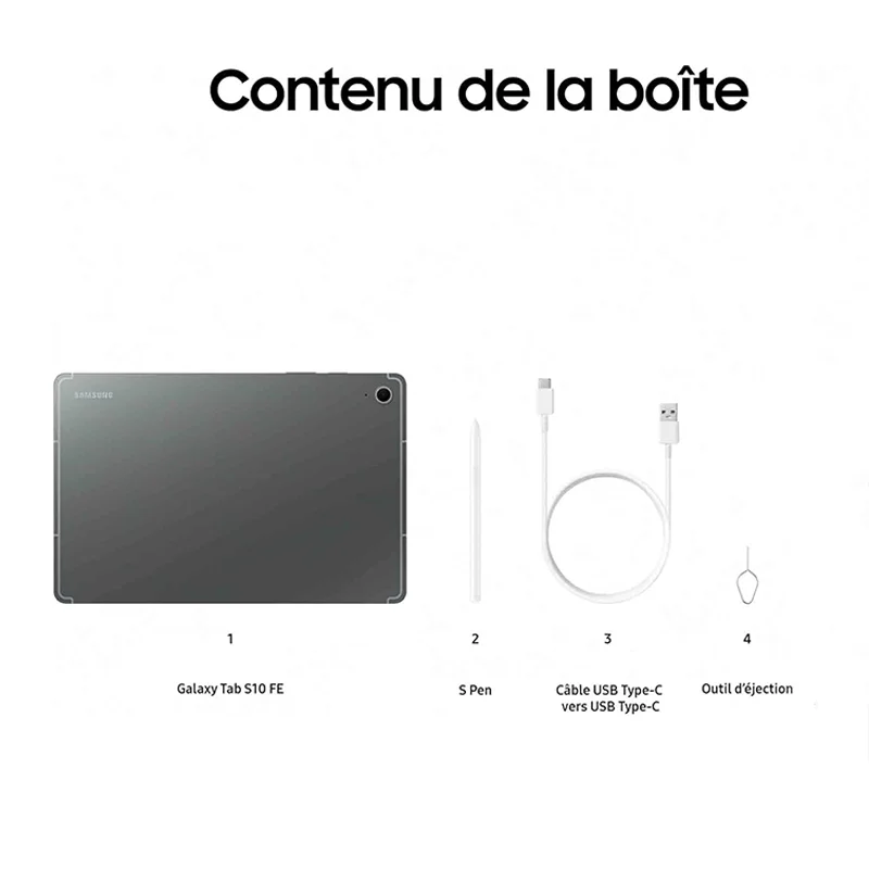 【Marke+】 SAMSUNG Galaxy Tab S10 FE Tablet mit S Pen WIFI Vision 10,9'' Display Exynos 1580 8000mAh Akku unterstützt Google Play
