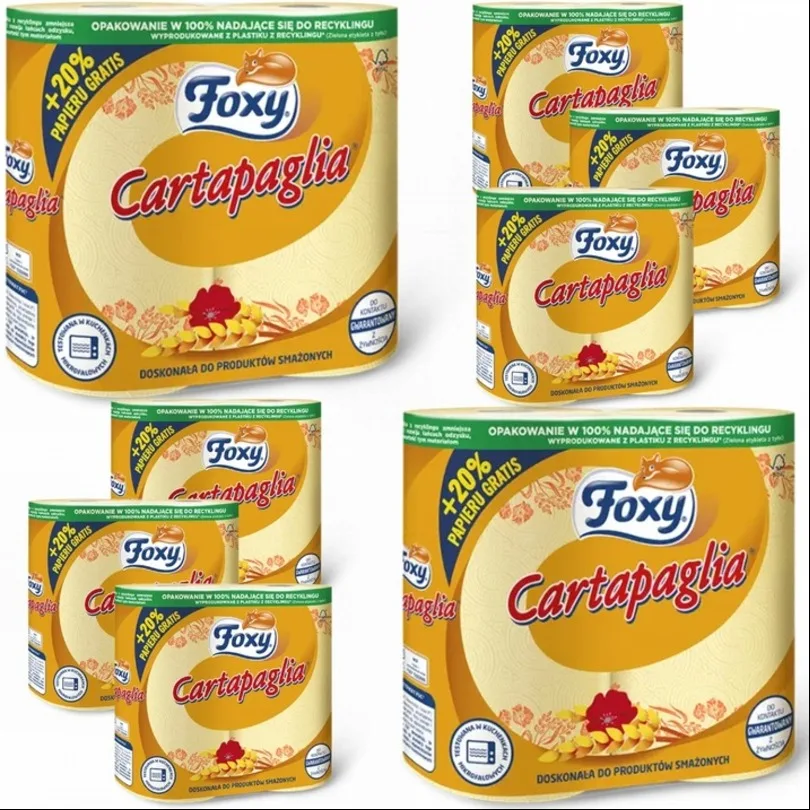 Ręcznik kuchenny Foxy Cartapaglia (2 rolki) x 8 opakowań