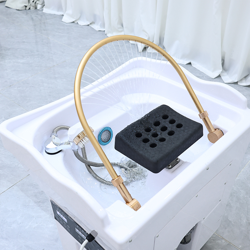 Modern Portable Japanese Head Hydrotherapy Sink Hydrotherapy Thai Massage Shampoo Bed Steam Shampoo
