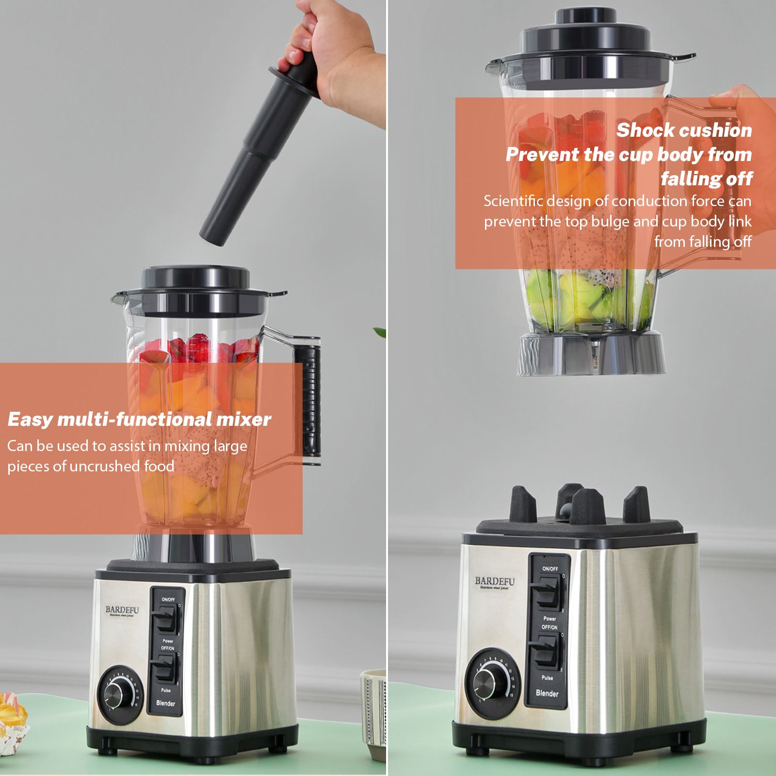 2000w poderoso liquidificador misturador espremedor smoothie maker 3l recipiente processador de alimentos elétrico liquidificadores misturador de mesa para gelo porca frutas