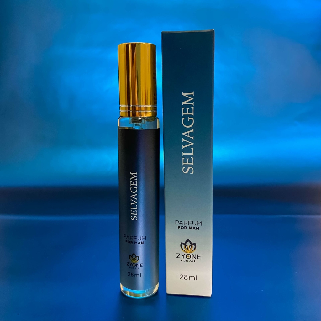 Perfume Masculino Selvagem 28ml Zyone Eau de Parfum EDP alta Fixação Frangrância Importada - Envio do Brasil