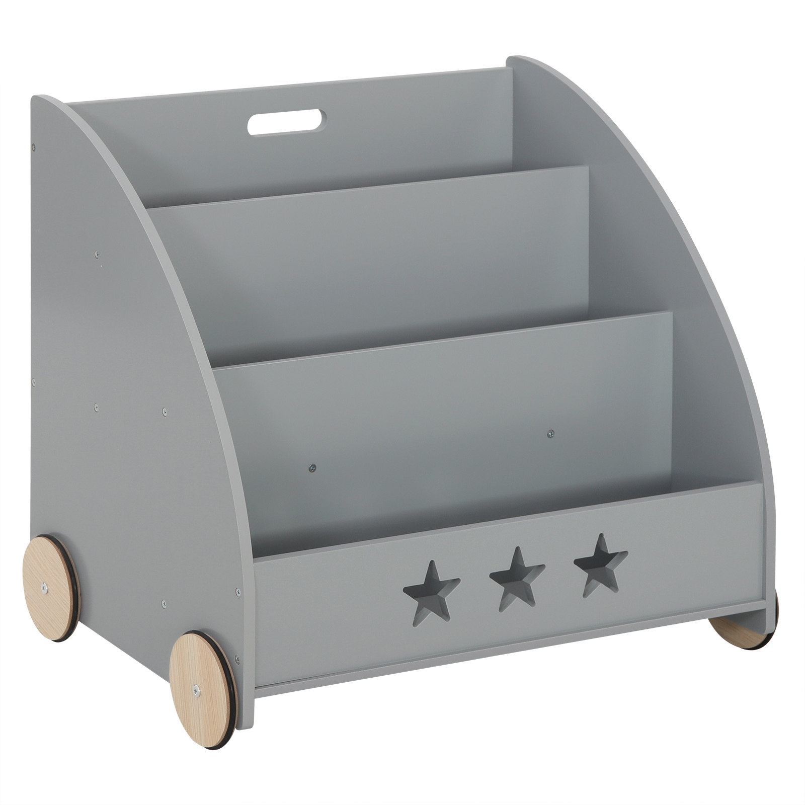 Libreria per bambini Scaffale per giocattoli Scaffale per giocattoli 3 ripiani Organizzatore multiuso per la cameretta dei bambini