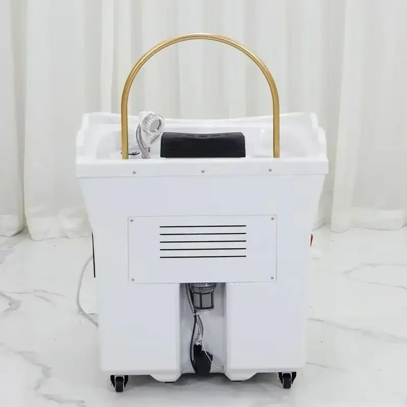 Equipamento de spa portátil para armazém europeu, equipamento de spa de cabeça com modo de circulação de água, adequado para salões de beleza