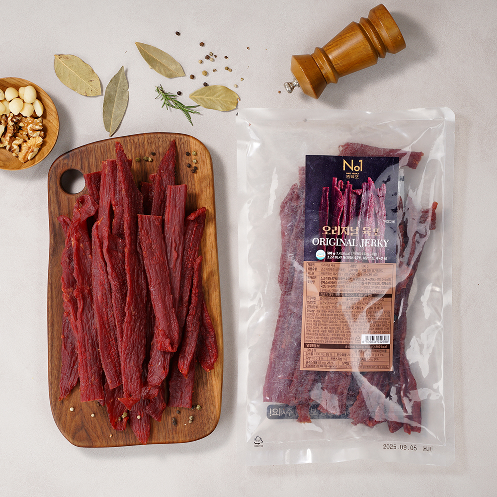 [항진육포] 오리지날 육포 500g 대용량 가성비 육포