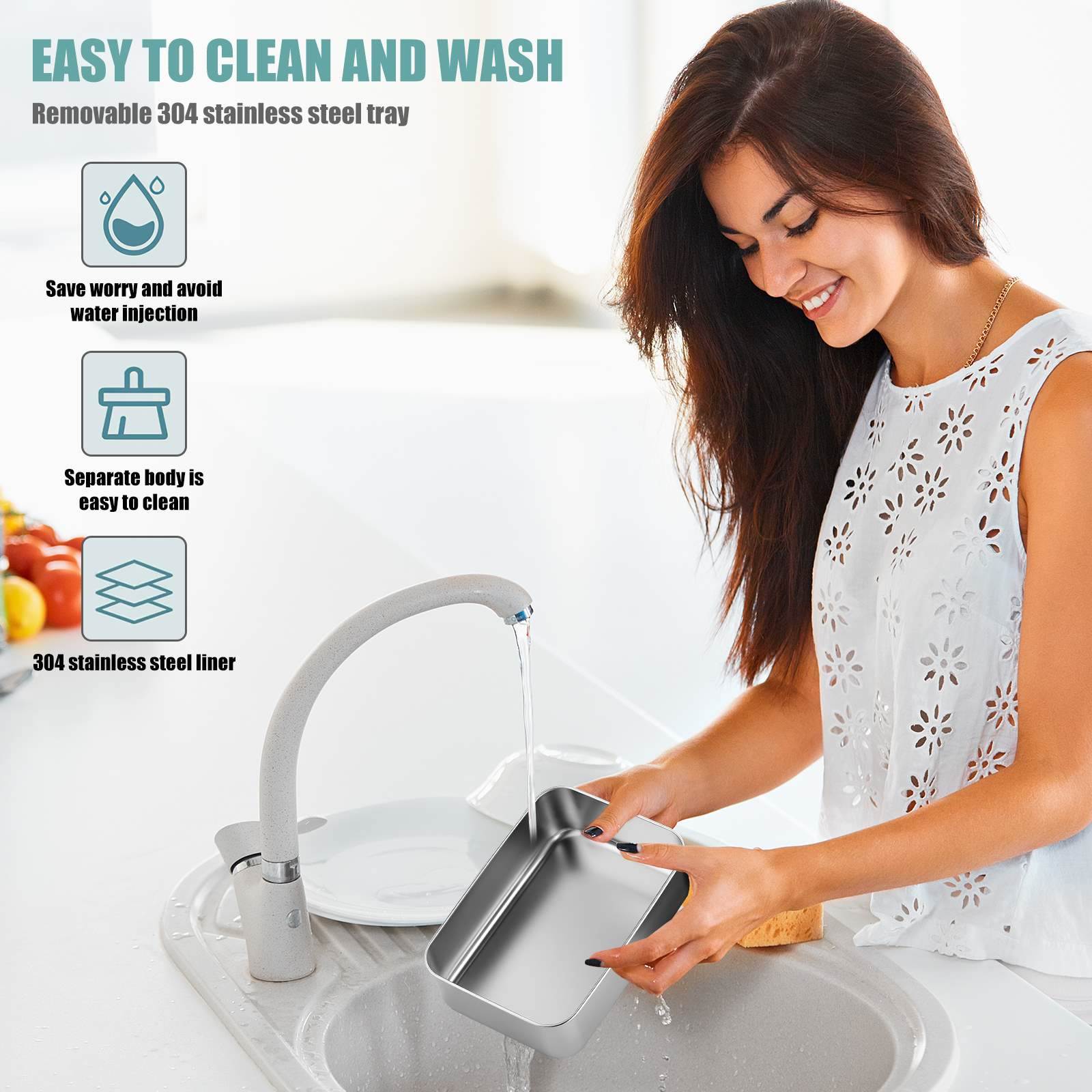 TKKEACE 2.5L Elektrische Lunchbox Draagbare Picknick School Voedsel Verwarming Warmer Container Rvs Set voor Kinderen Kantoor Echtgenoot