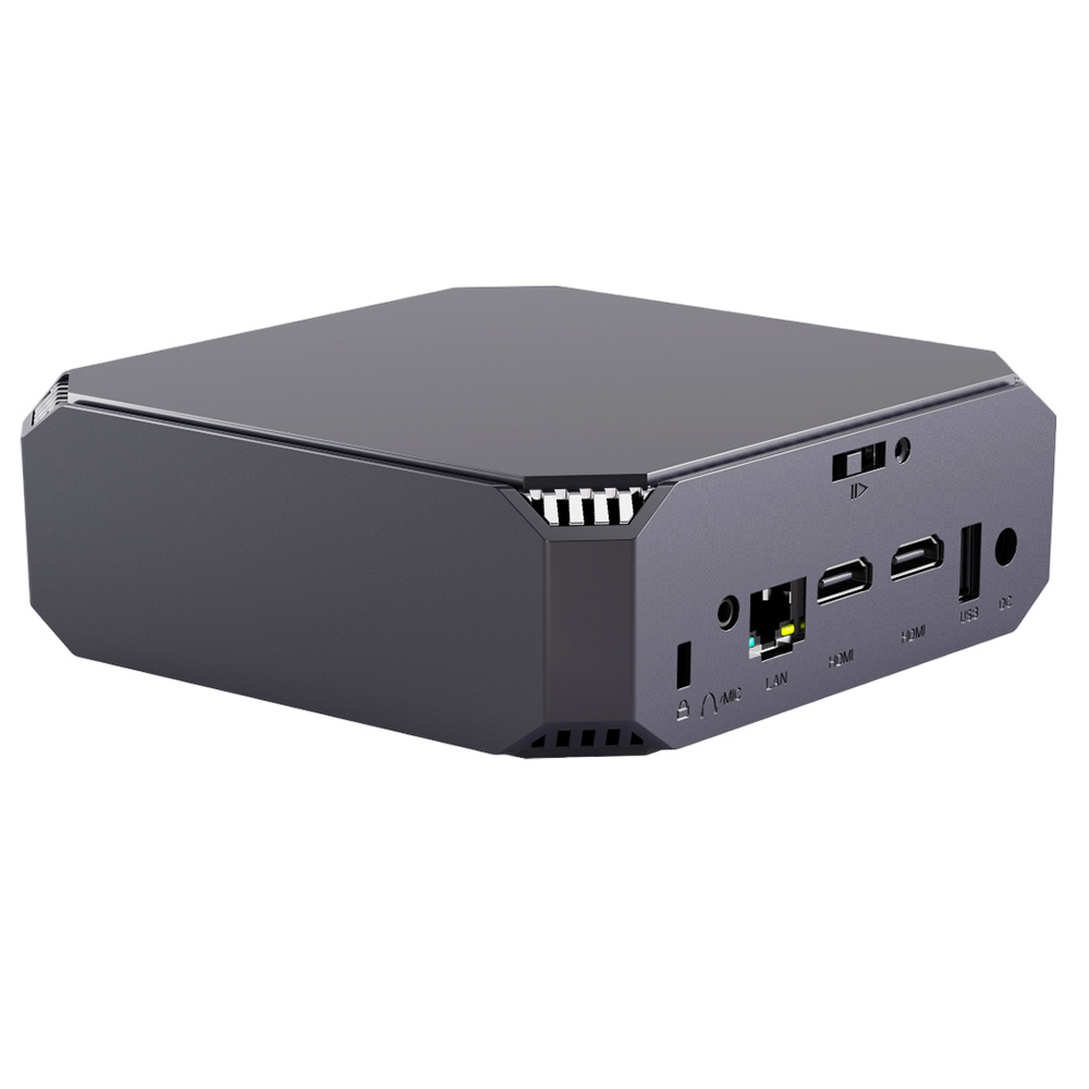 Firebat Ak2 Mini Pc Intel N100 4 Cores Max 3.4Ghz 16Gb Ram 512Gb SSD 2 * Hdmi 2.0 4K 60Hz Dual Screen Display Wifi 5