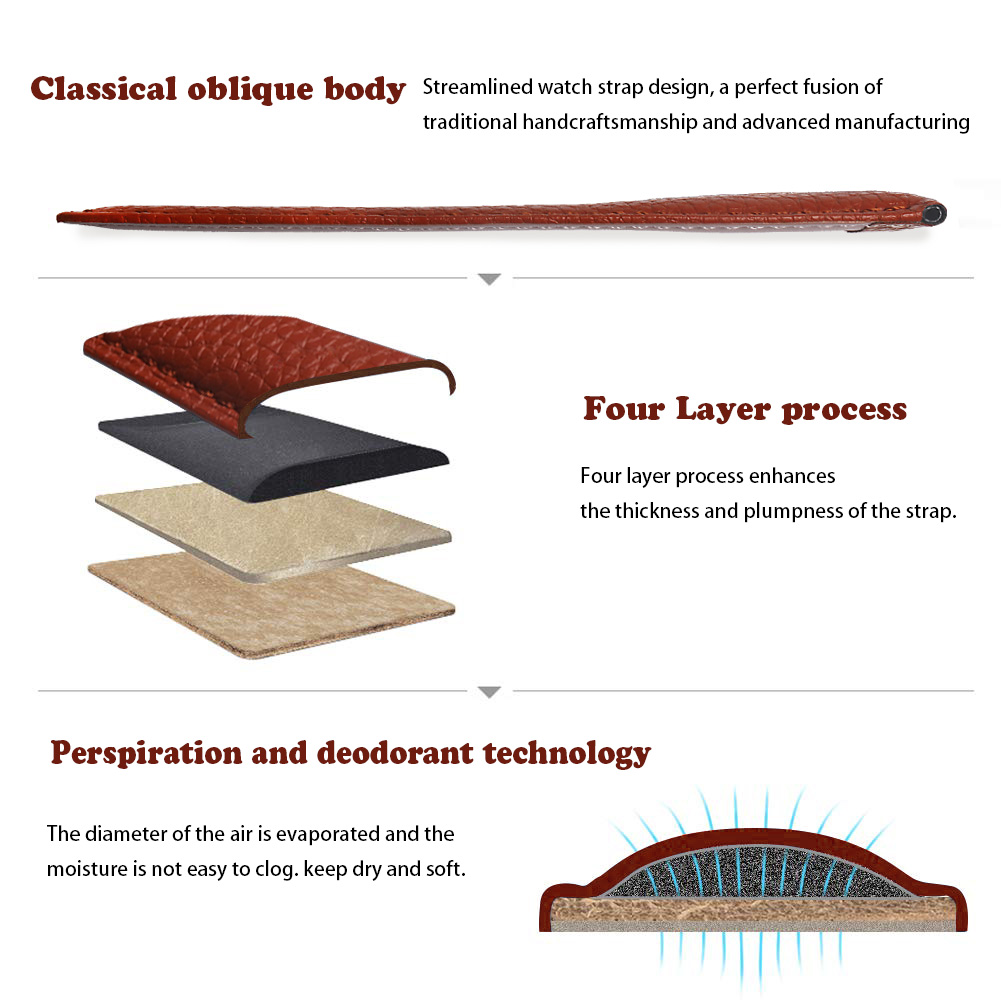 SAMCO 本革時計バンド 12/14/16/18/19/20/21/22/24 ミリメートル時計ストラップ男性女性のための高品質腕時計バンド + ツール