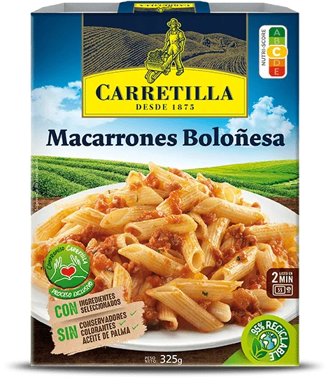 Carrinho de mão-pratos prontos, salada de macarrão com atum