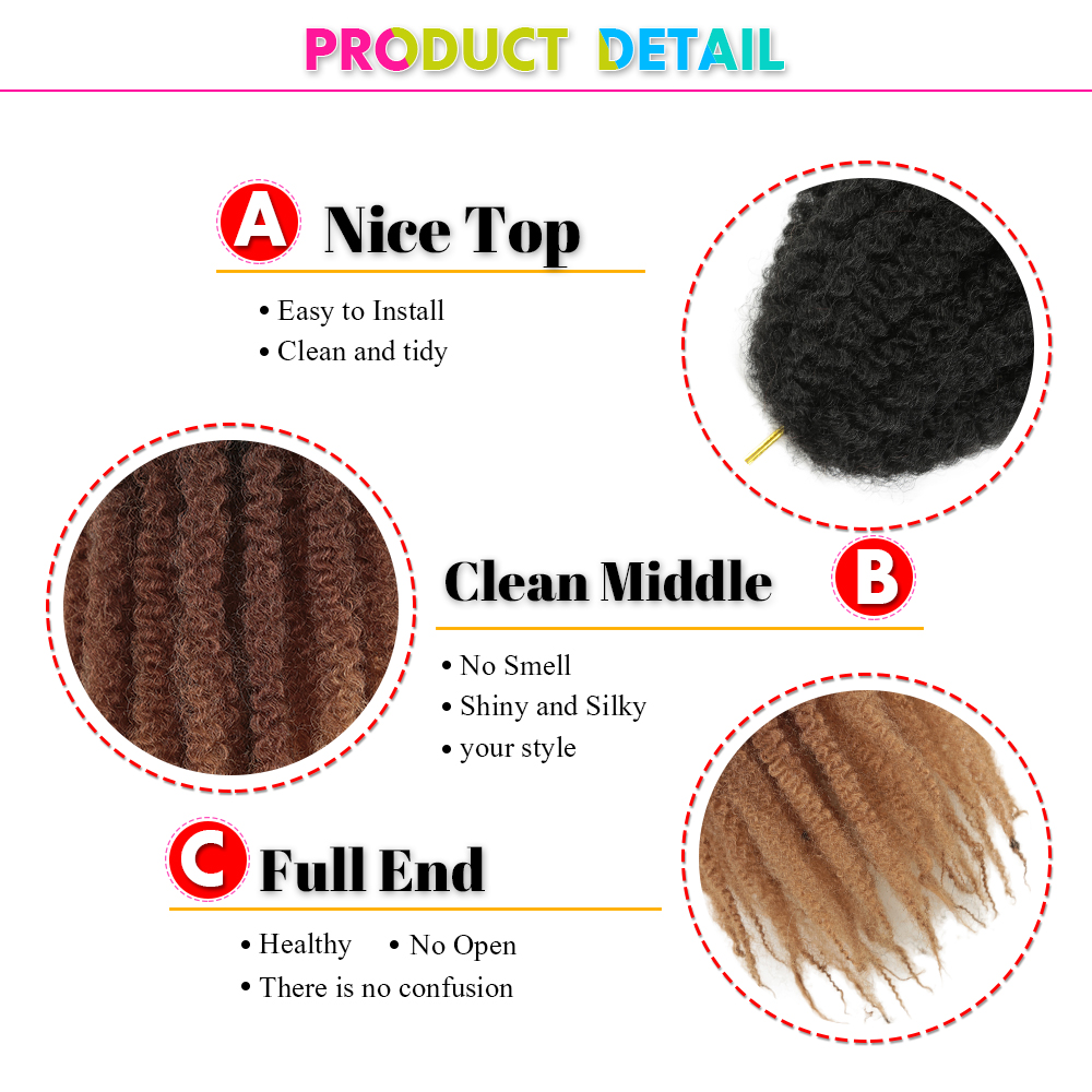 ツイストヘアエクステンション,24インチのかぎ針編みの編み込み,ツイストの長さ,エクステンション