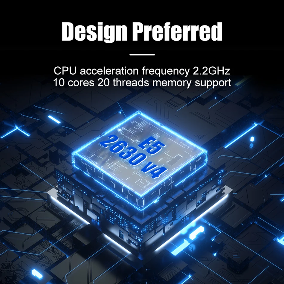 Used Original  Xeon E5 2630 V4 E5-2630V4 Processor SR2R7 2.2GHz 10-Cores 25M LGA 2011-3 Xeon V4 Series CPU