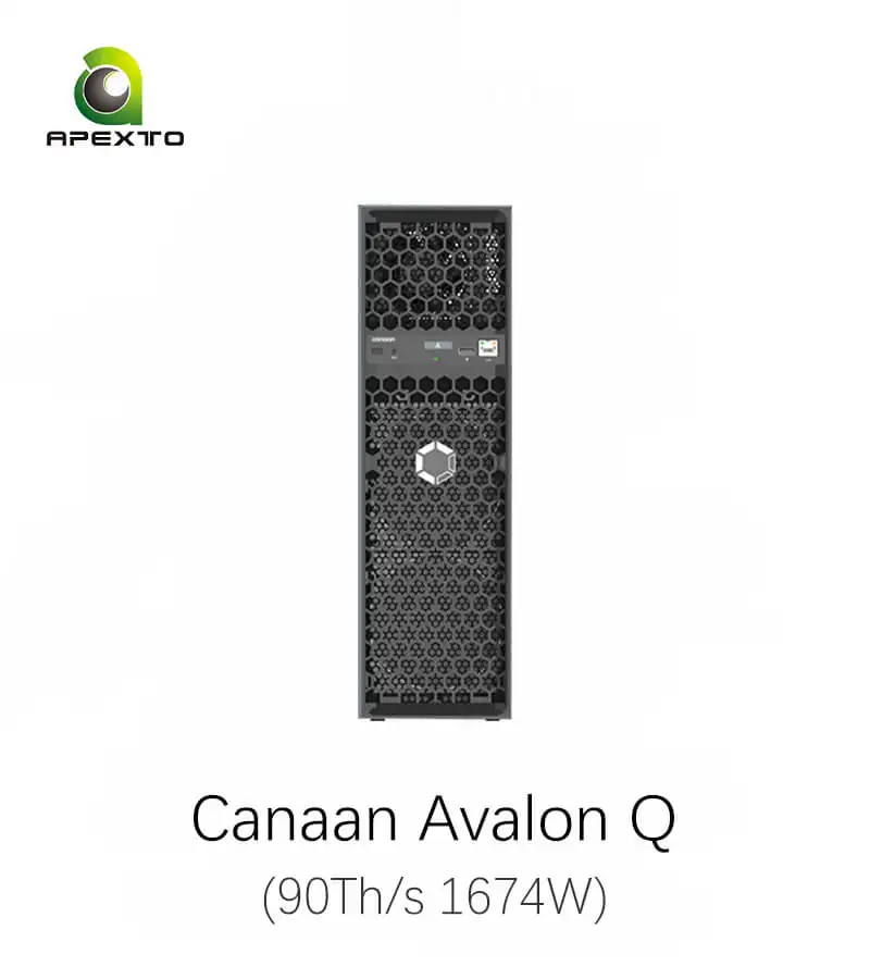 Excelente hardware de mineração 🚀   Canaan Avalon Q 90TH/S 800W - 1674W Encomende agora! !