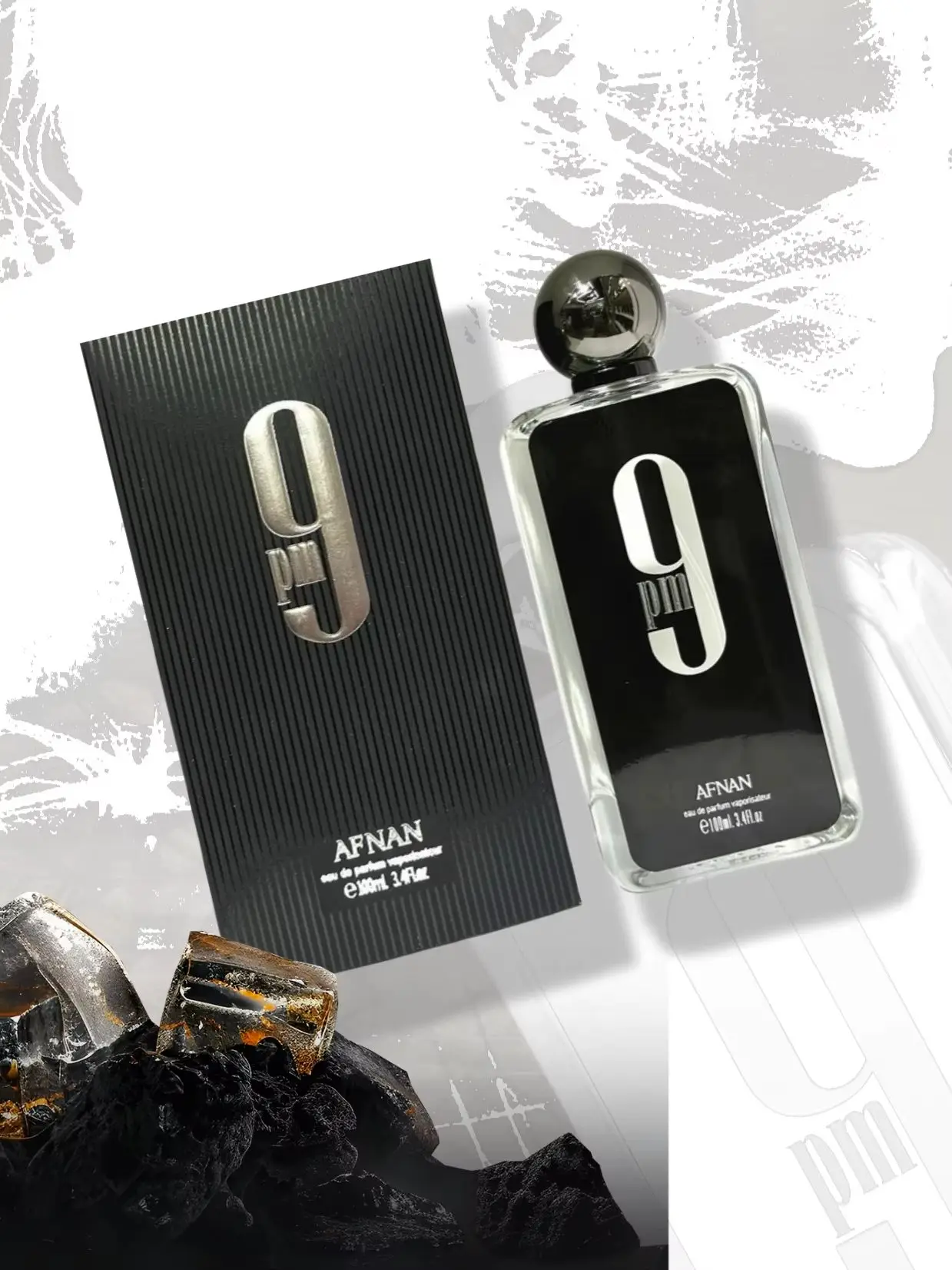 Afnan 9PM Eau de Parfum 100ml – Warm Vanilla, Amber & Tonka | Long-Lasting Masculine Fragrance for Night Out, Date & Special Ev