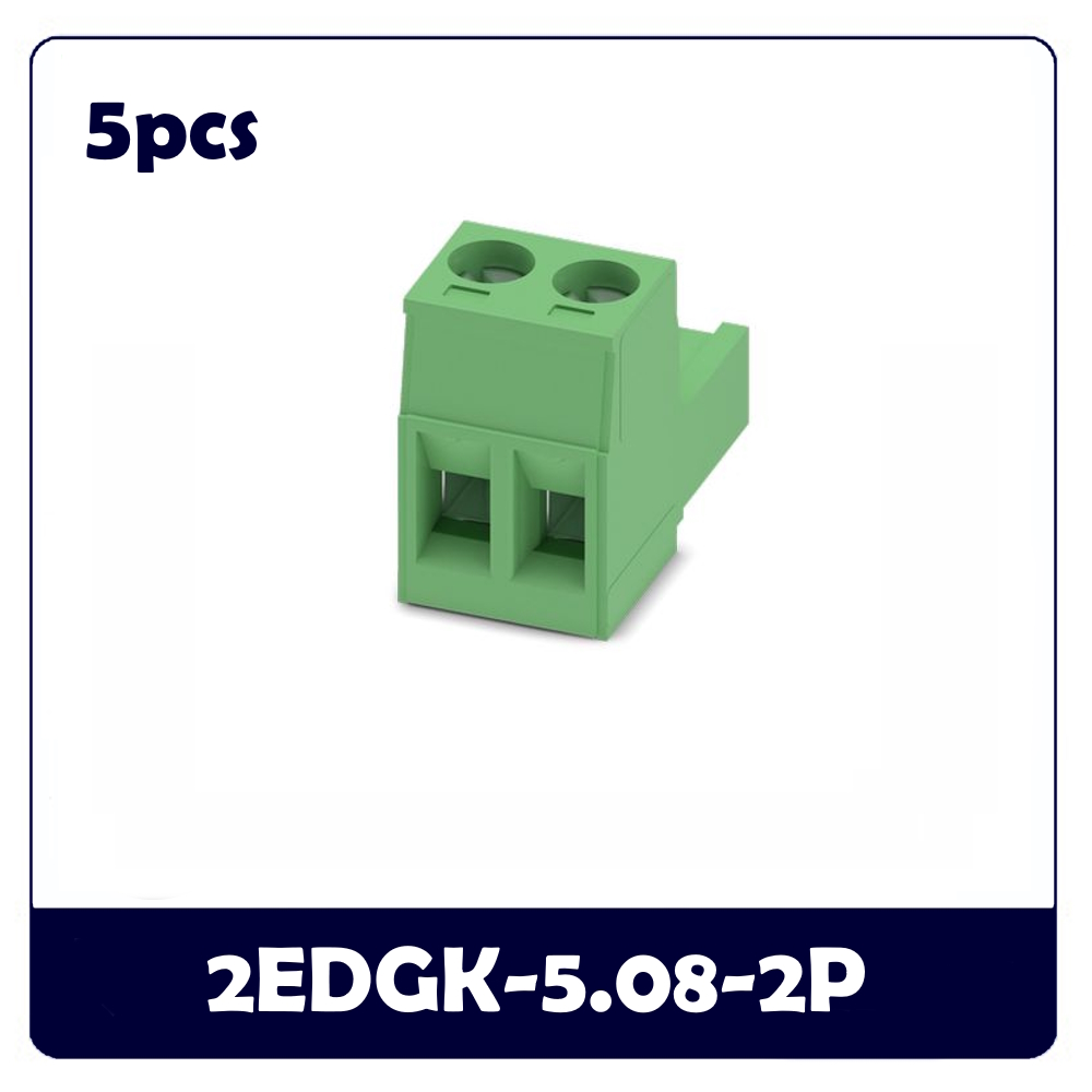 5 個 2pin 2EDGR 2EDGV 2EDGK 2EDGRC 2EDGVC 5.08 2P プラグイン可能なコネクタ PCB ヘッダオスメスネジ端子台