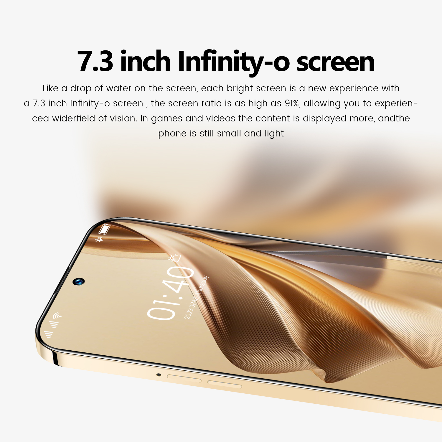 Smartphone Reno10 Pro+ 5G: display HD+ da 7,3" 16 GB + 1 TB 108 MP + 50 MP Doppia fotocamera Batteria da 7800 mAh Snapdragon 8 Gen 2 Android 13