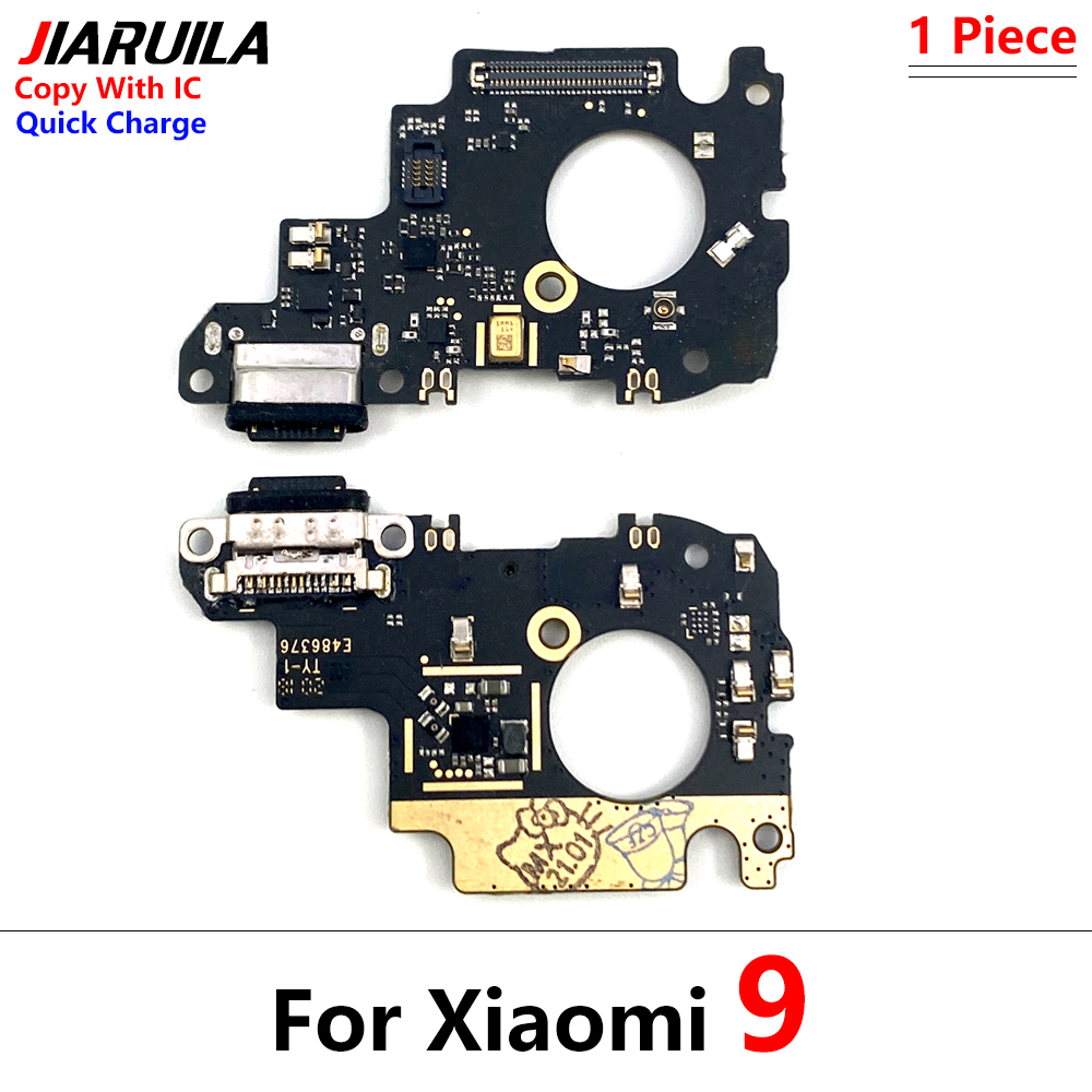 Nuevo para Xiaomi 10T 9T 10 11T Pro 12T 10 Lite USB con puerto de carga Micro Cable flexible con placa de micrófono IC