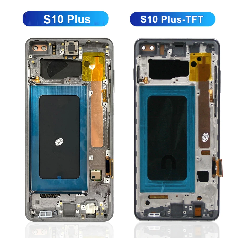 Pantalla TFT para Samsung Galaxy S10 Plus G975 G975F pantalla Lcd pantalla táctil Digital para Samsung Galaxy S10 G973F montaje