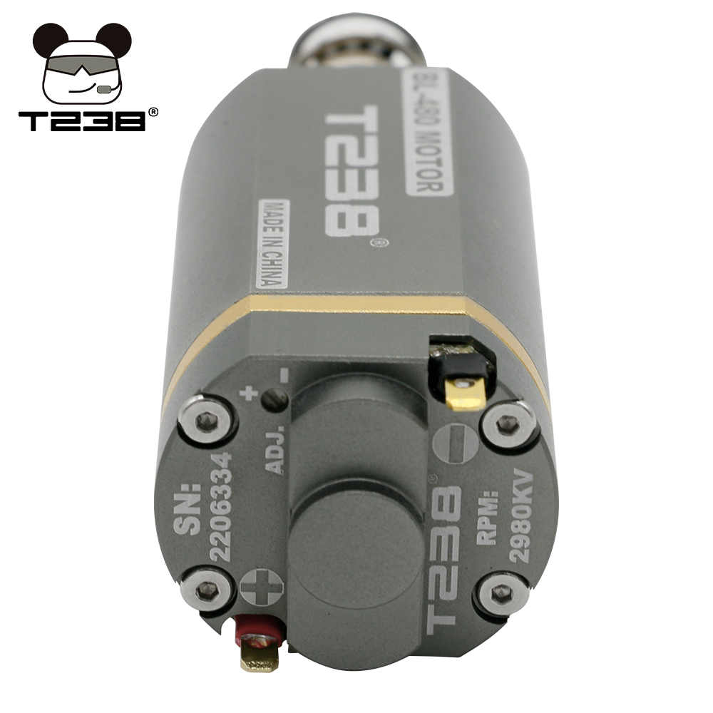 T238 Động Cơ Không Chổi Than Mô-men Xoắn Cao Tốc Độ Cao Airsoft Trục Dài AEG Động Cơ Hiệu Suất Nhiệt Cao Vô Cấp Điều Chỉnh Tốc Độ Xe Máy
