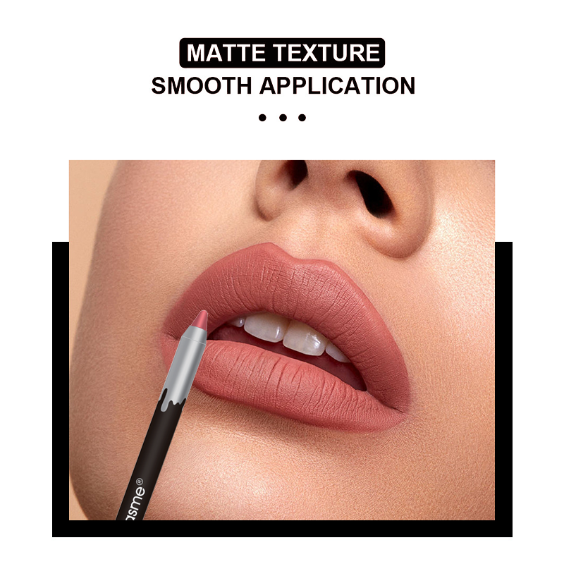 Matte Lip Liners Set, 12 cores sortidas, Gift Set, de longa duração, 12 pcs