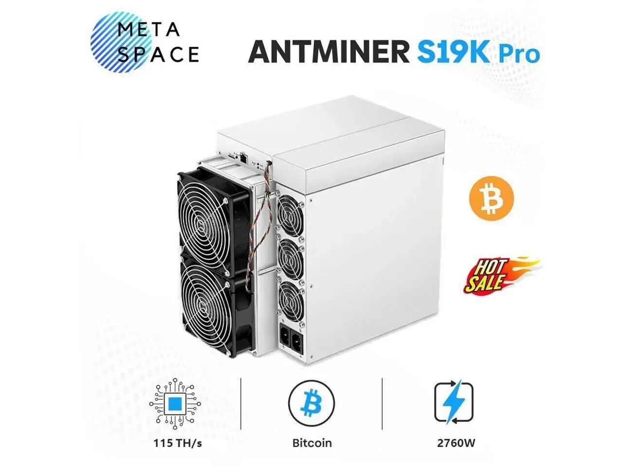 NUEVO minero Bitcoin Bitmain Antminer S19k Pro 120TH