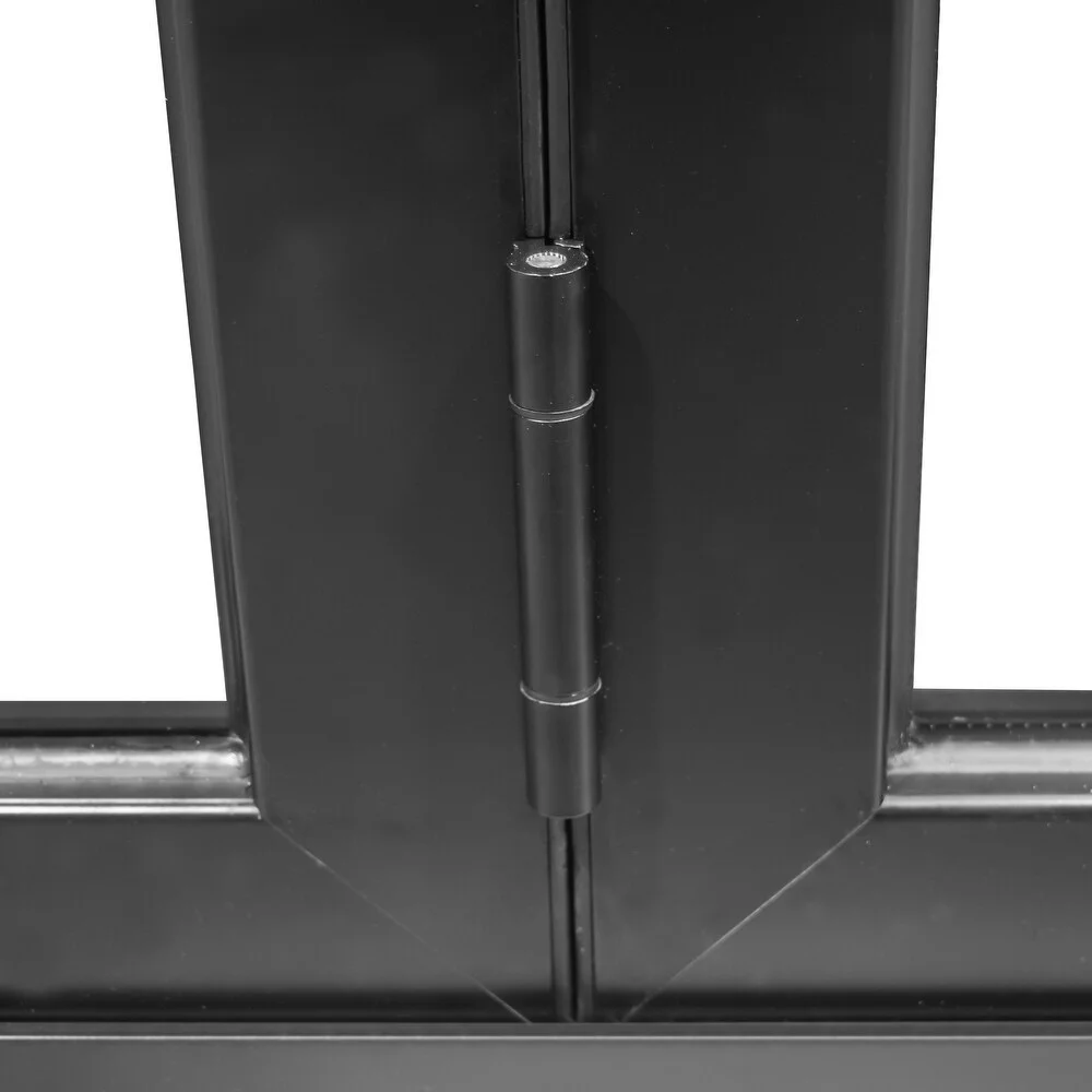 Porte a fisarmonica in alluminio con doppia porta a soffietto in vetro personalizzate DN porte a libro in alluminio senza intoppi per la decorazione domestica del Patio