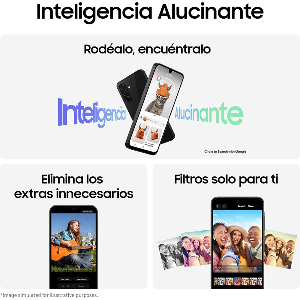 Samsung Galaxy A26 5G, Smartphone, Écran AMOLED 6,7", Caméra 50 MP, 120 Hz, 5000 mAh, IP67